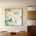 Floral Canvas Wall Art WAD1388-F 80 x 80 cm / Stretched on hidden frame