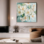 Floral Canvas Wall Art WAD1388-F 80 x 80 cm / Stretched on hidden frame