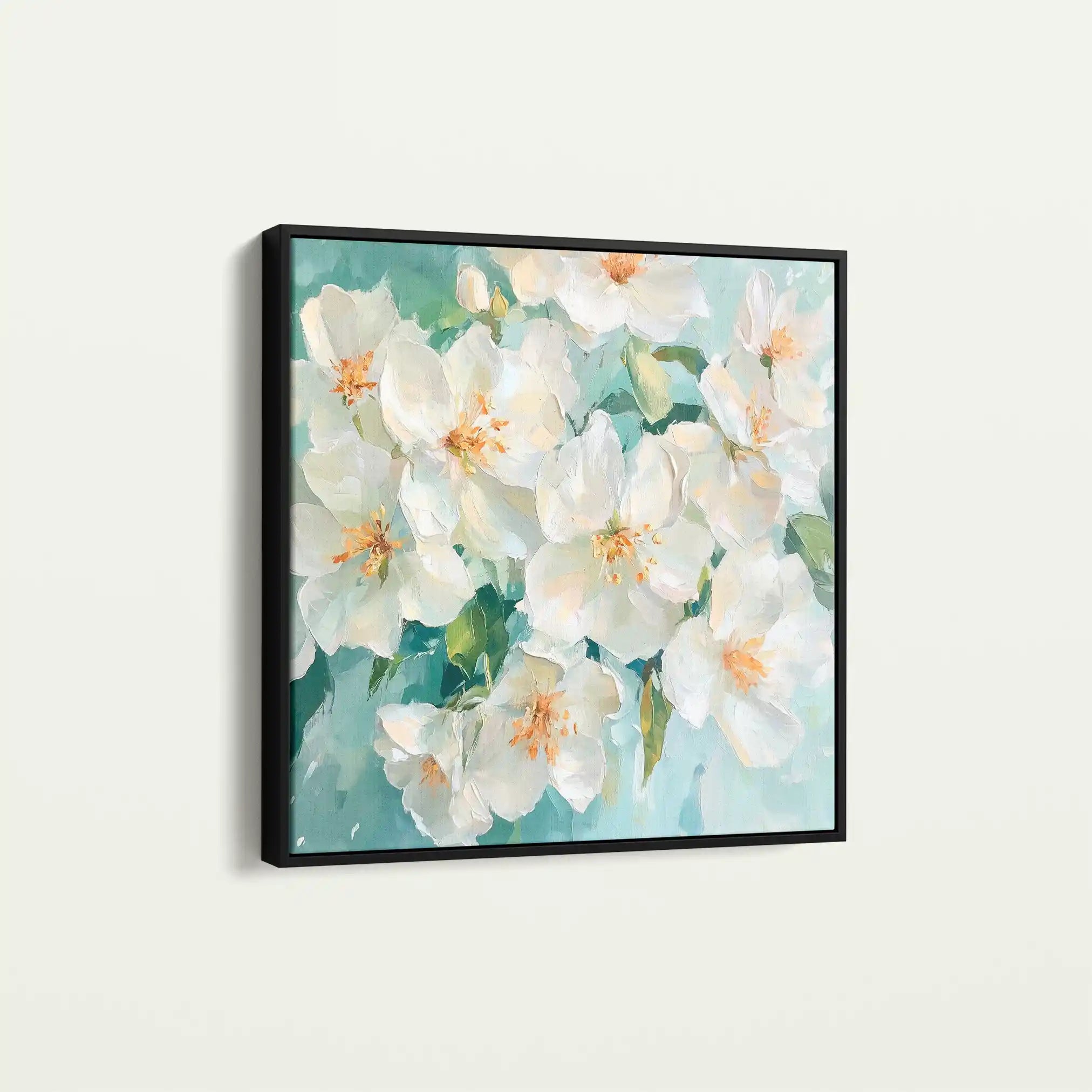 Floral Canvas Wall Art WAD1388-F 80 x 80 cm / Stretched on hidden frame