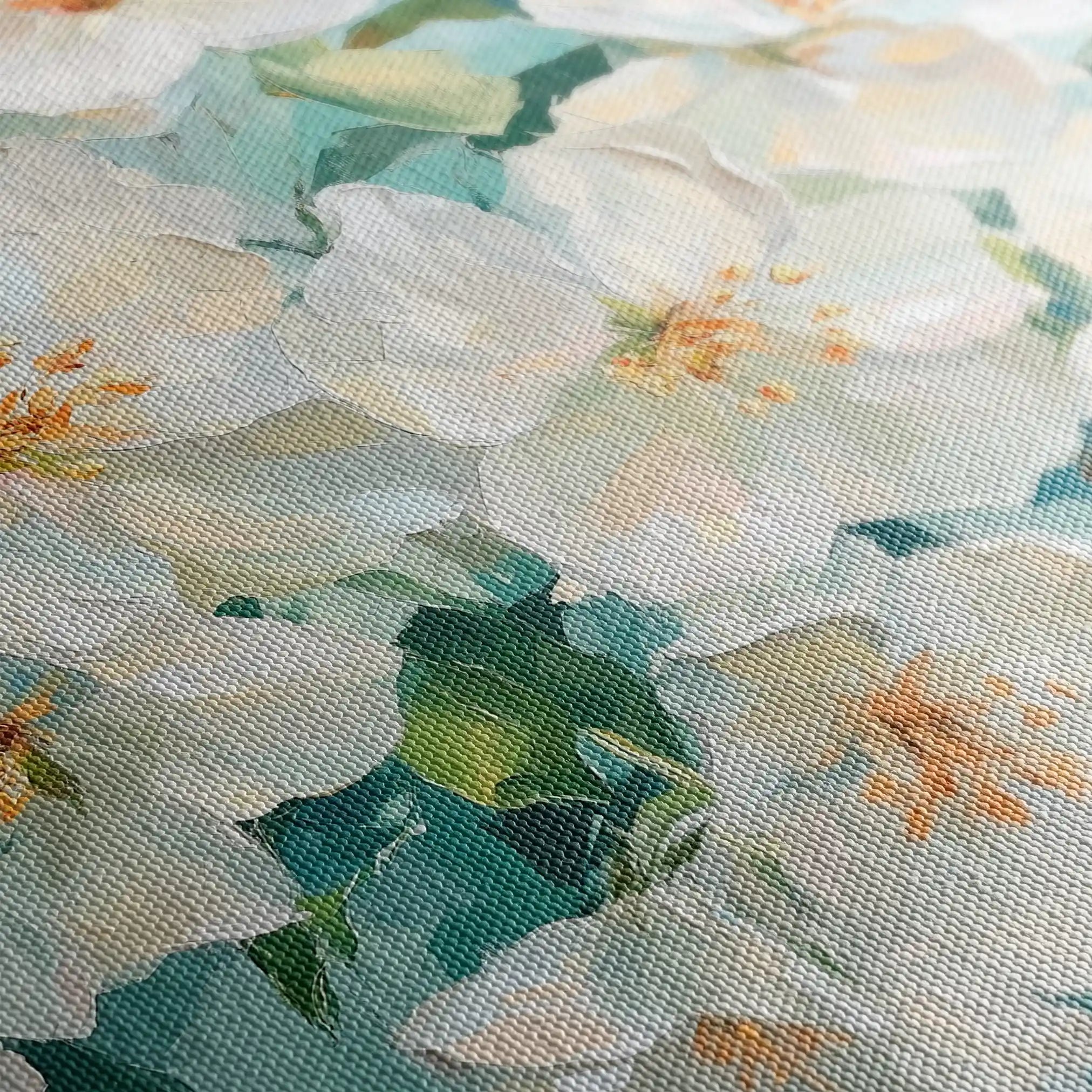 Floral Canvas Wall Art WAD1388-F 80 x 80 cm / Stretched on hidden frame