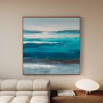 Abstract 1389 Canvas Art 60 x 60 cm / Stretched on hidden frame