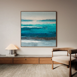 Abstract 1389 Canvas Art 60 x 60 cm / Stretched on hidden frame