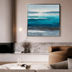 Abstract 1389 Canvas Art 60 x 60 cm / Stretched on hidden frame