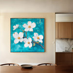 Floral Canvas Wall Art WAD1389-F 80 x 80 cm / Stretched on hidden frame