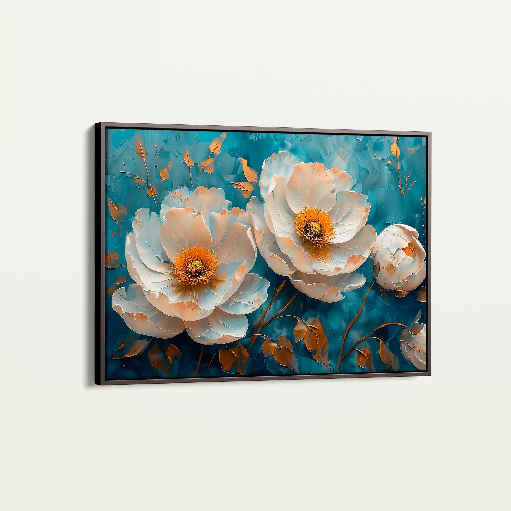 Floral Canvas Wall Art WAD139-F 90 x 60 cm / Stretched on hidden frame