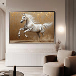 Horses 139 Canvas Art 90 x 60 cm / Stretched on hidden frame