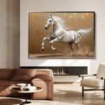 Horses 139 Canvas Art 90 x 60 cm / Stretched on hidden frame