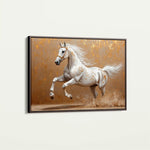 Horses 139 Canvas Art 90 x 60 cm / Stretched on hidden frame