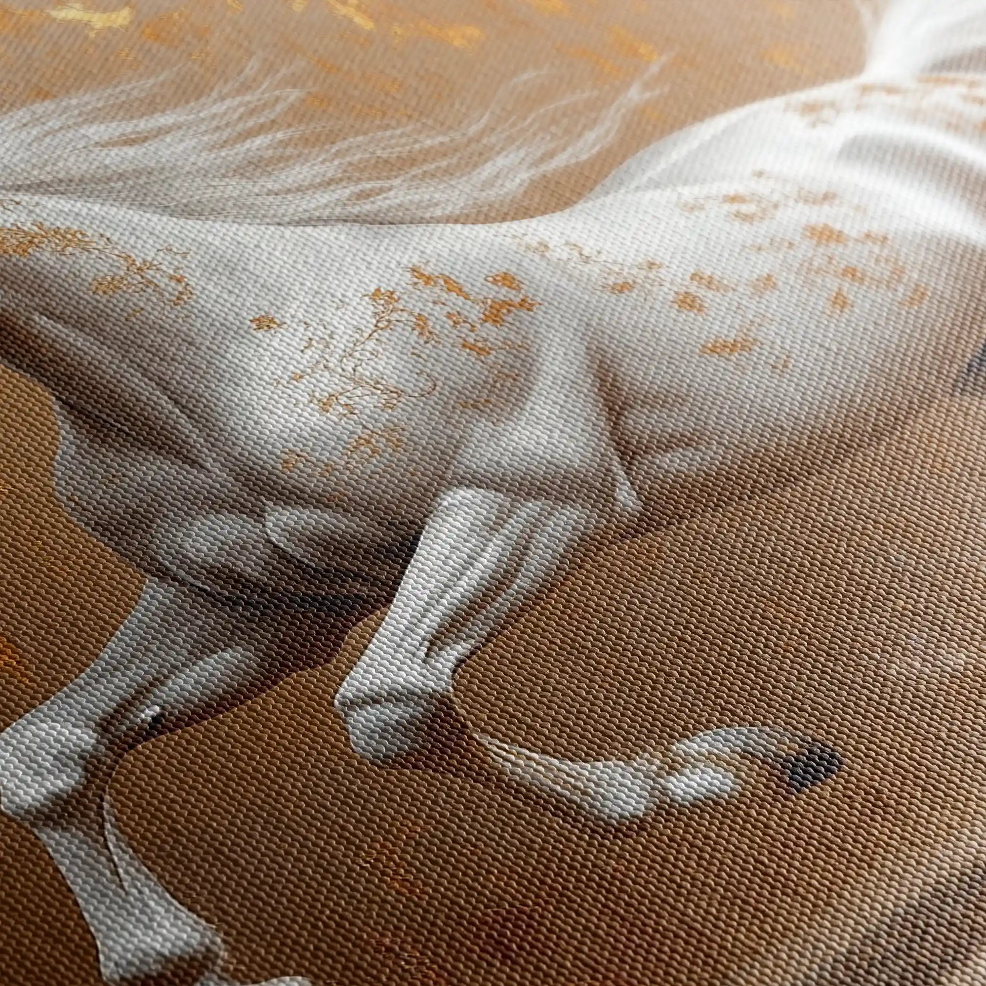 Horses 139 Canvas Art 90 x 60 cm / Stretched on hidden frame