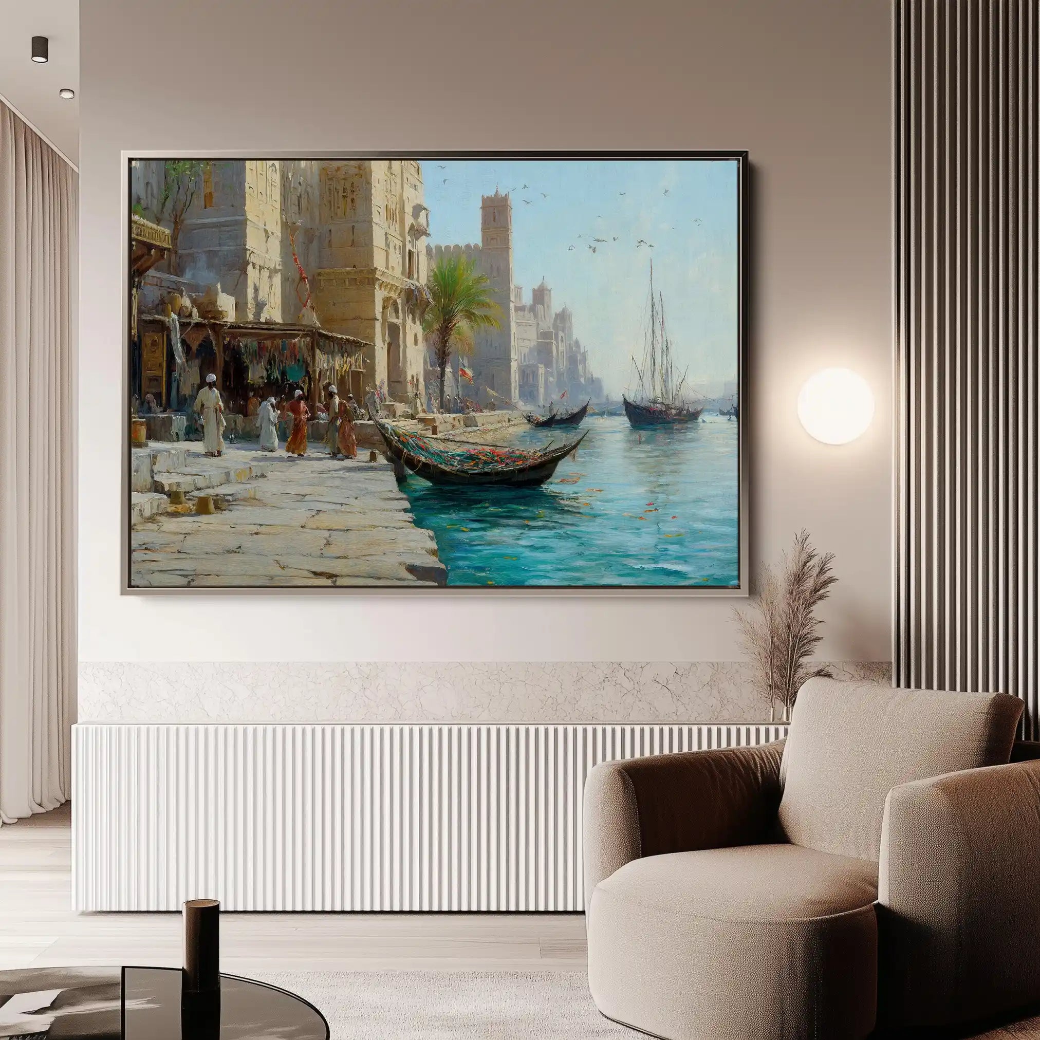 Orientalist 139 Canvas Art 90 x 60 cm / Stretched on hidden frame