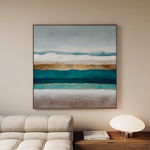 Abstract 1391 Canvas Art 60 x 60 cm / Stretched on hidden frame
