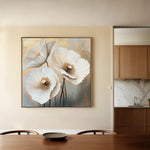 Floral Canvas Wall Art WAD1391-F 80 x 80 cm / Stretched on hidden frame