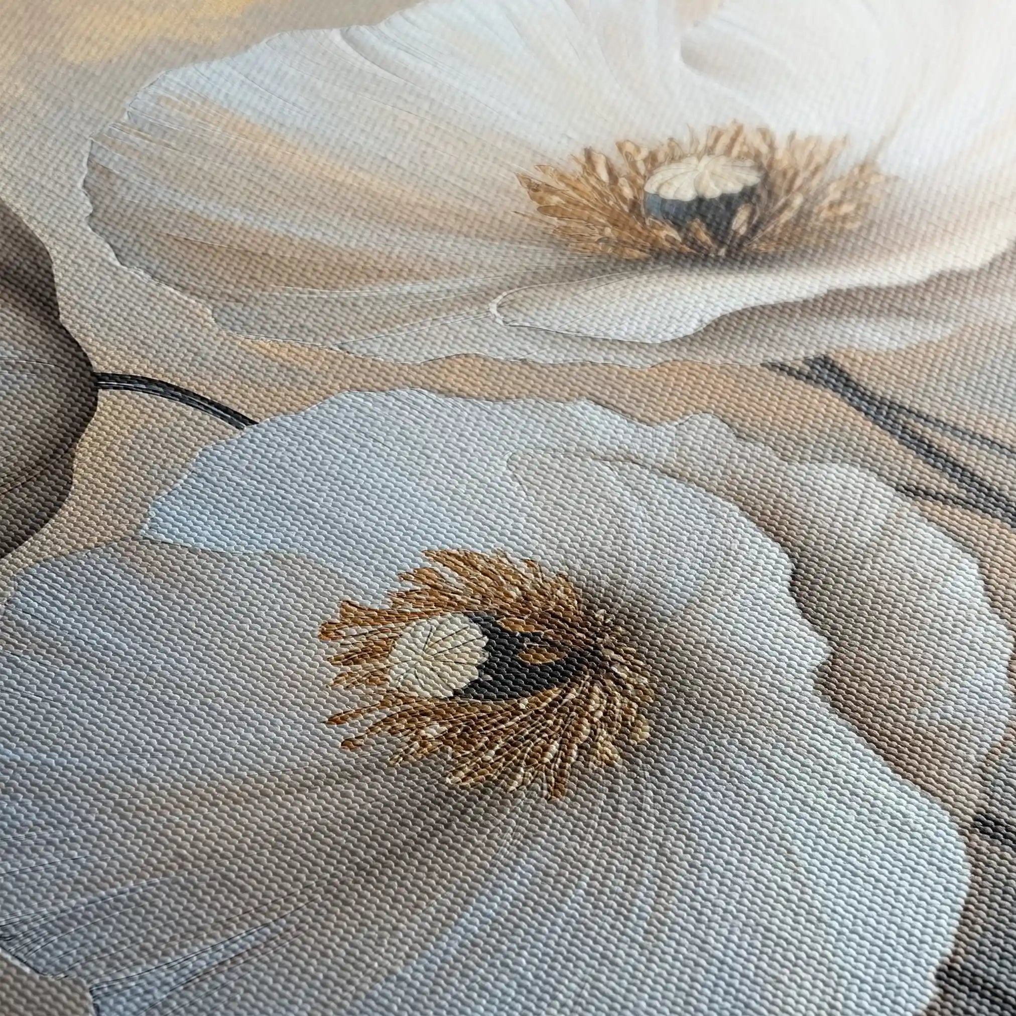 Floral Canvas Wall Art WAD1391-F 80 x 80 cm / Stretched on hidden frame