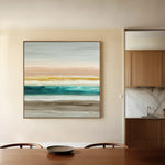 Abstract 1392 Canvas Art 60 x 60 cm / Stretched on hidden frame