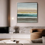 Abstract 1392 Canvas Art 60 x 60 cm / Stretched on hidden frame