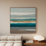 Abstract 1393 Canvas Art 60 x 60 cm / Stretched on hidden frame
