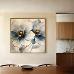 Floral Canvas Wall Art WAD1394-F 80 x 80 cm / Stretched on hidden frame