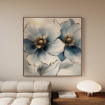 Floral Canvas Wall Art WAD1394-F 80 x 80 cm / Stretched on hidden frame