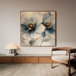 Floral Canvas Wall Art WAD1394-F 80 x 80 cm / Stretched on hidden frame