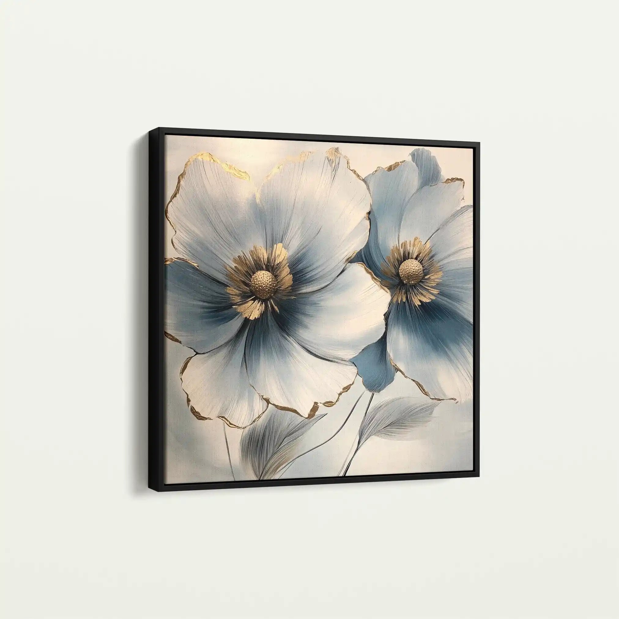 Floral Canvas Wall Art WAD1394-F 80 x 80 cm / Stretched on hidden frame