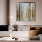 Abstract 1395 Canvas Art 60 x 60 cm / Stretched on hidden frame
