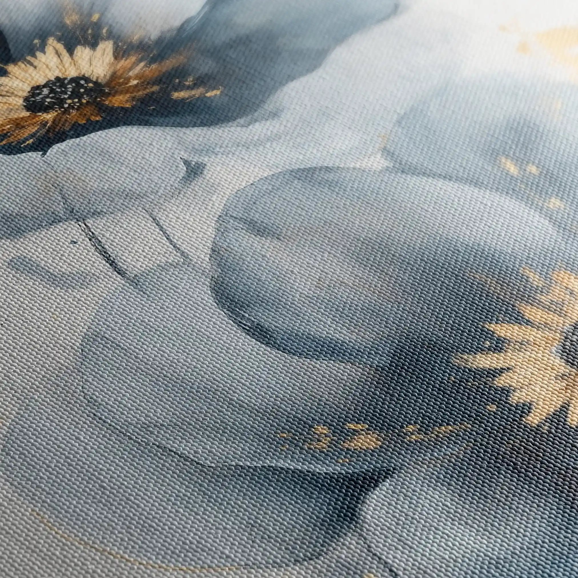 Floral Canvas Wall Art WAD1395-F 90 x 60 cm / Stretched on hidden frame