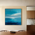 Abstract 1396 Canvas Art 60 x 60 cm / Stretched on hidden frame