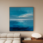 Abstract 1396 Canvas Art 60 x 60 cm / Stretched on hidden frame