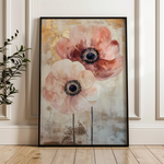 Floral Canvas Wall Art WAD1396-F 90 x 60 cm / Stretched on hidden frame