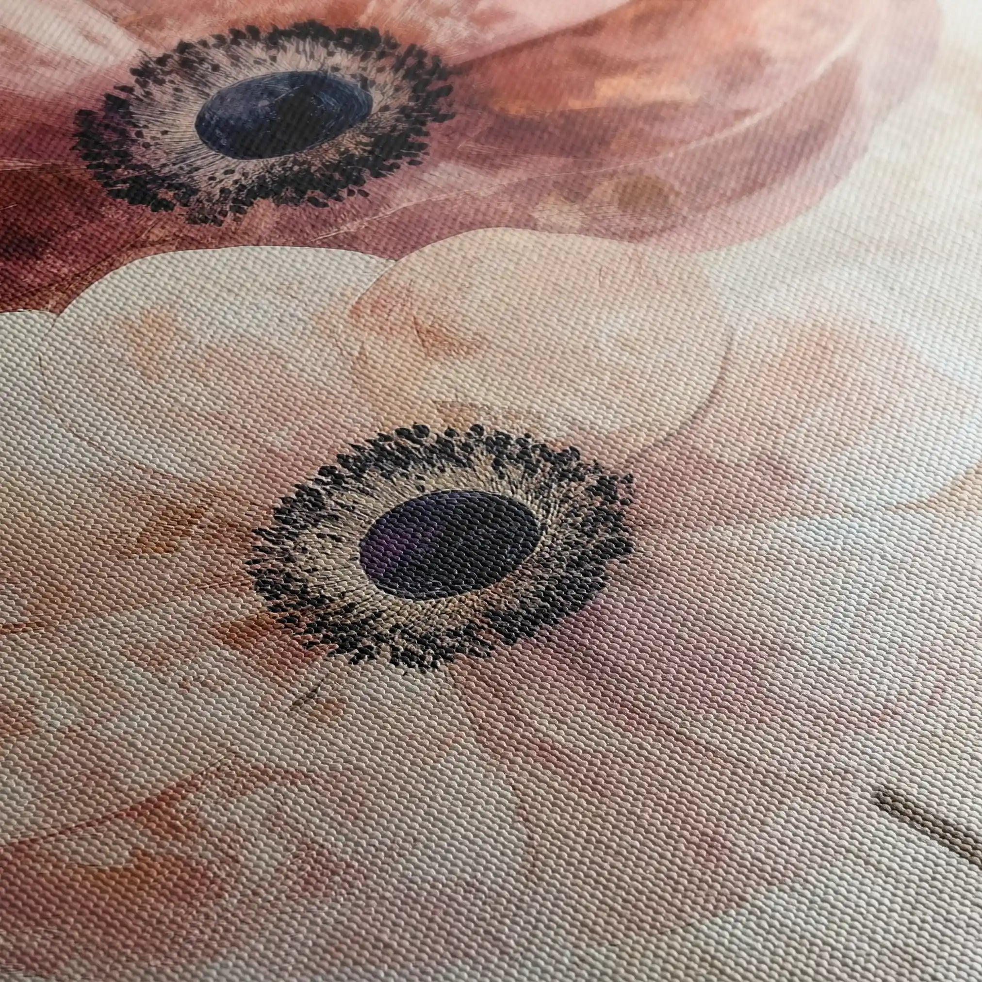 Floral Canvas Wall Art WAD1396-F 90 x 60 cm / Stretched on hidden frame