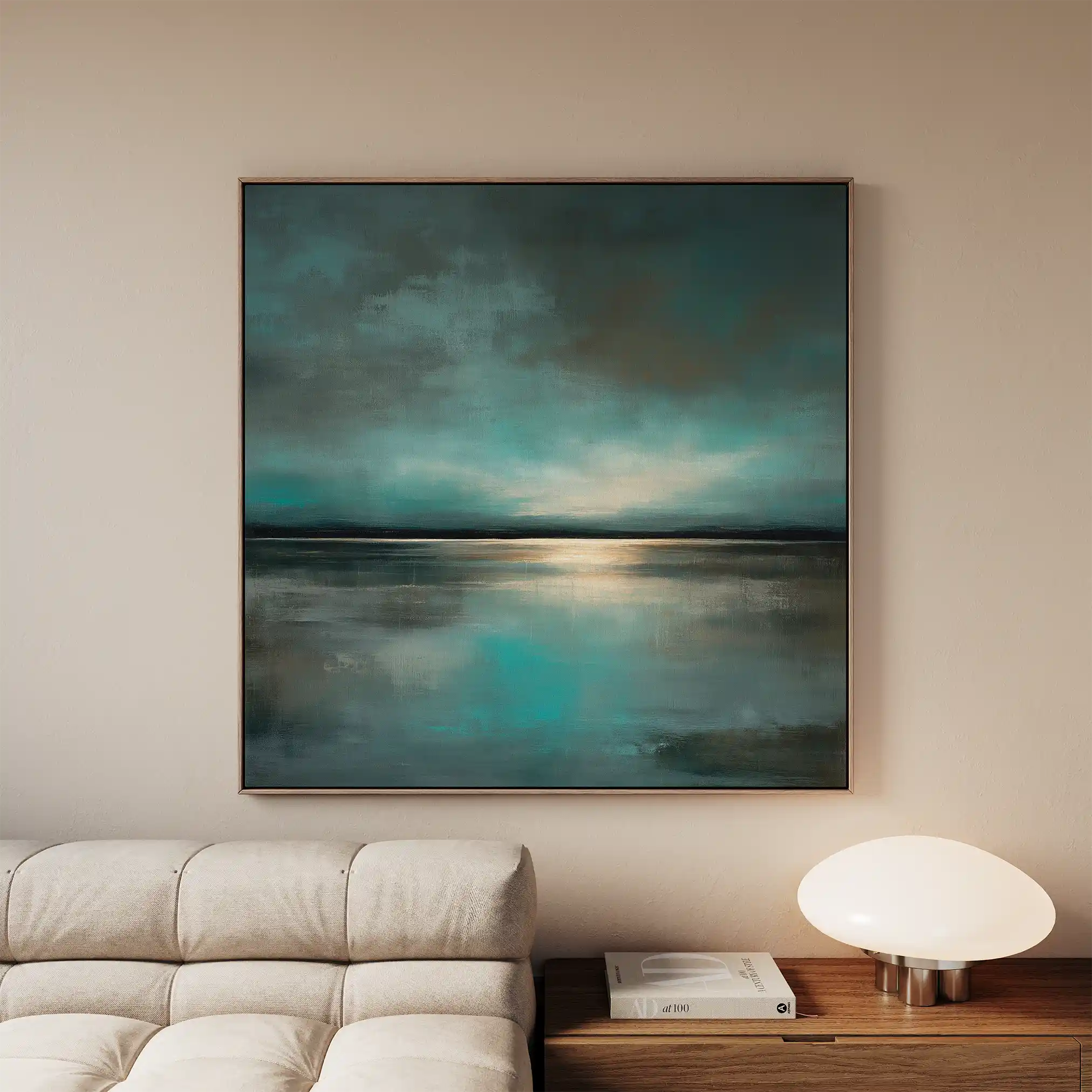 Abstract 1397 Canvas Art 60 x 60 cm / Stretched on hidden frame