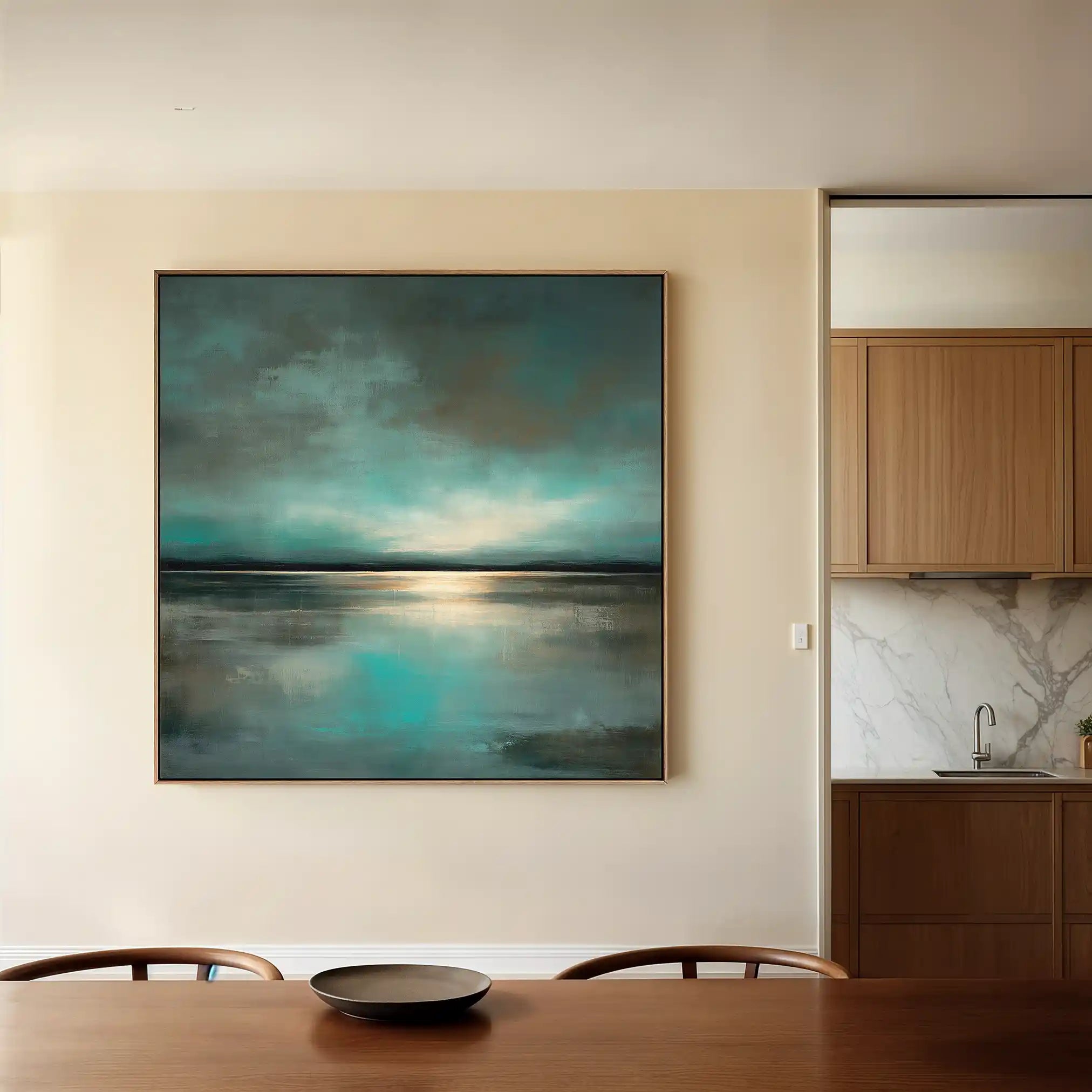 Abstract 1397 Canvas Art 60 x 60 cm / Stretched on hidden frame