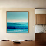 Abstract 1398 Canvas Art 60 x 60 cm / Stretched on hidden frame