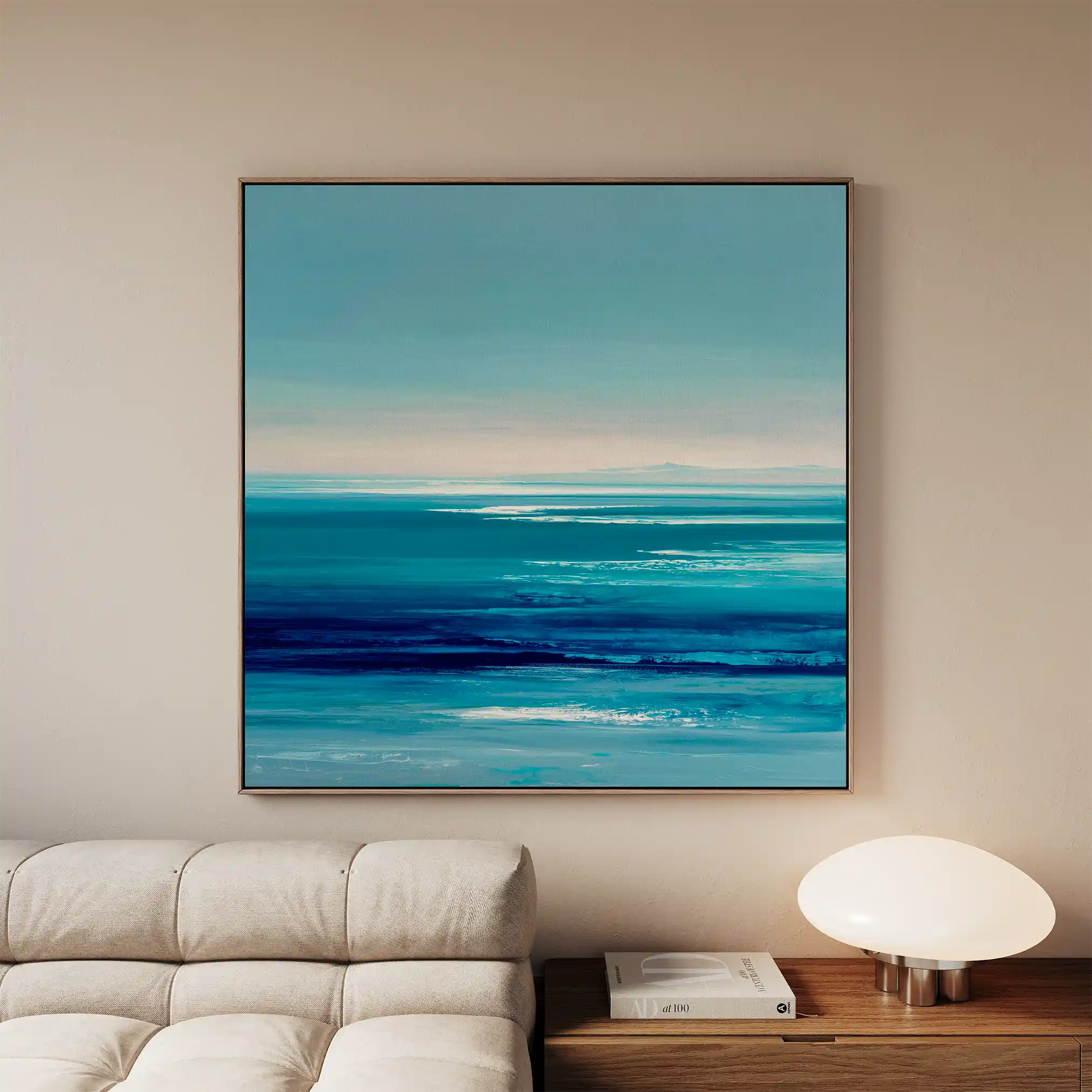 Abstract 1398 Canvas Art 60 x 60 cm / Stretched on hidden frame