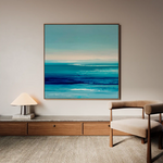 Abstract 1398 Canvas Art 60 x 60 cm / Stretched on hidden frame