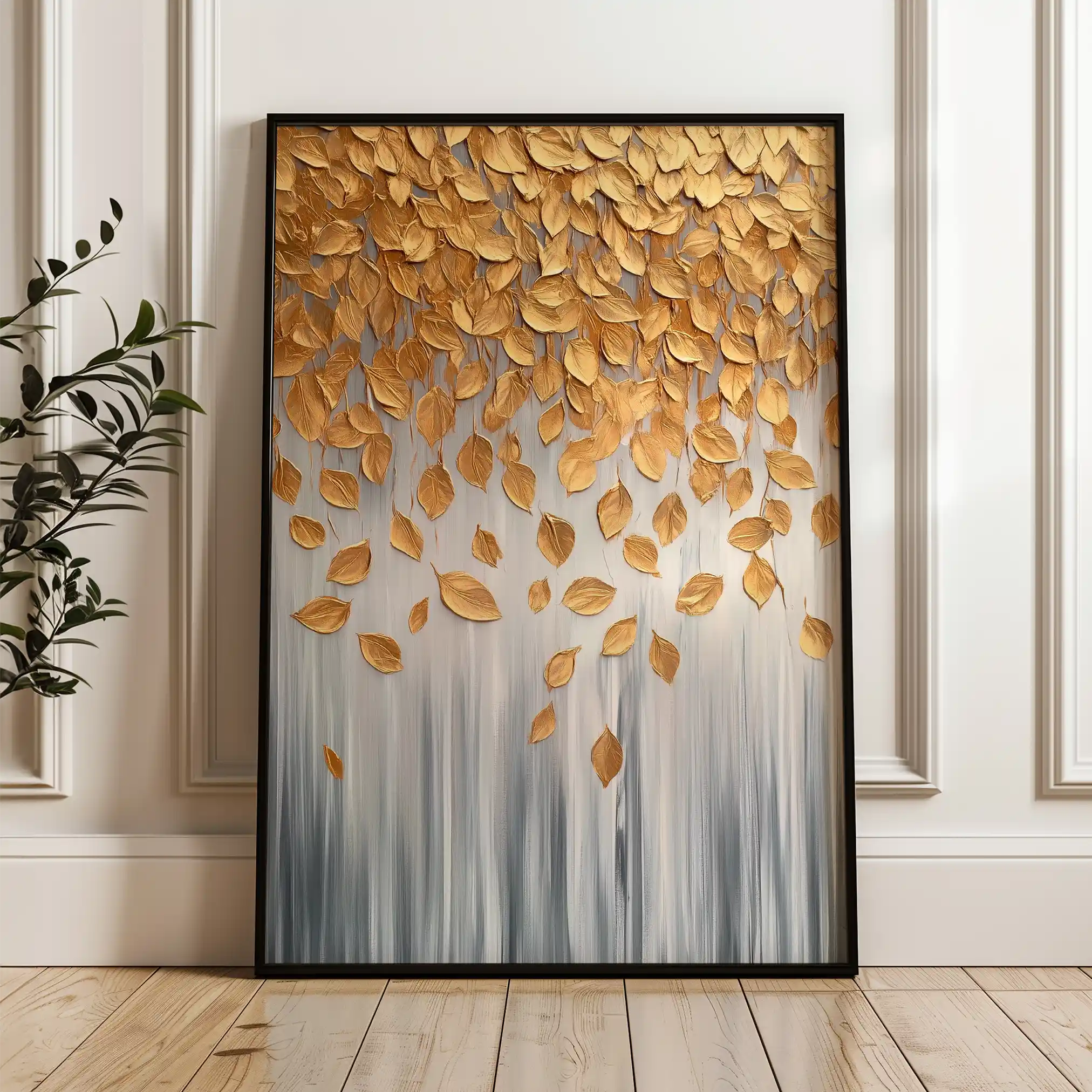 Floral Canvas Wall Art WAD1399-F 90 x 60 cm / Stretched on hidden frame