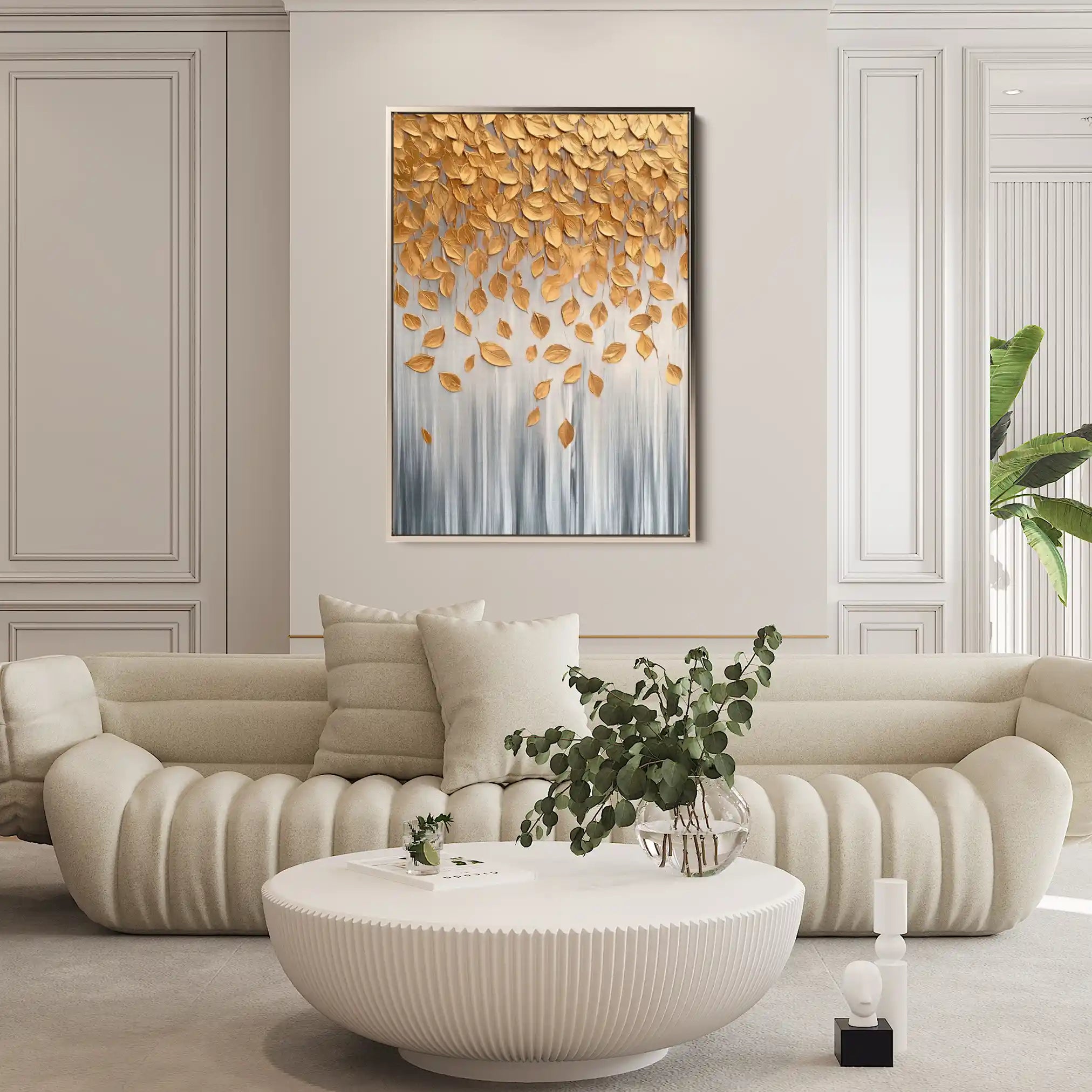 Floral Canvas Wall Art WAD1399-F 90 x 60 cm / Stretched on hidden frame