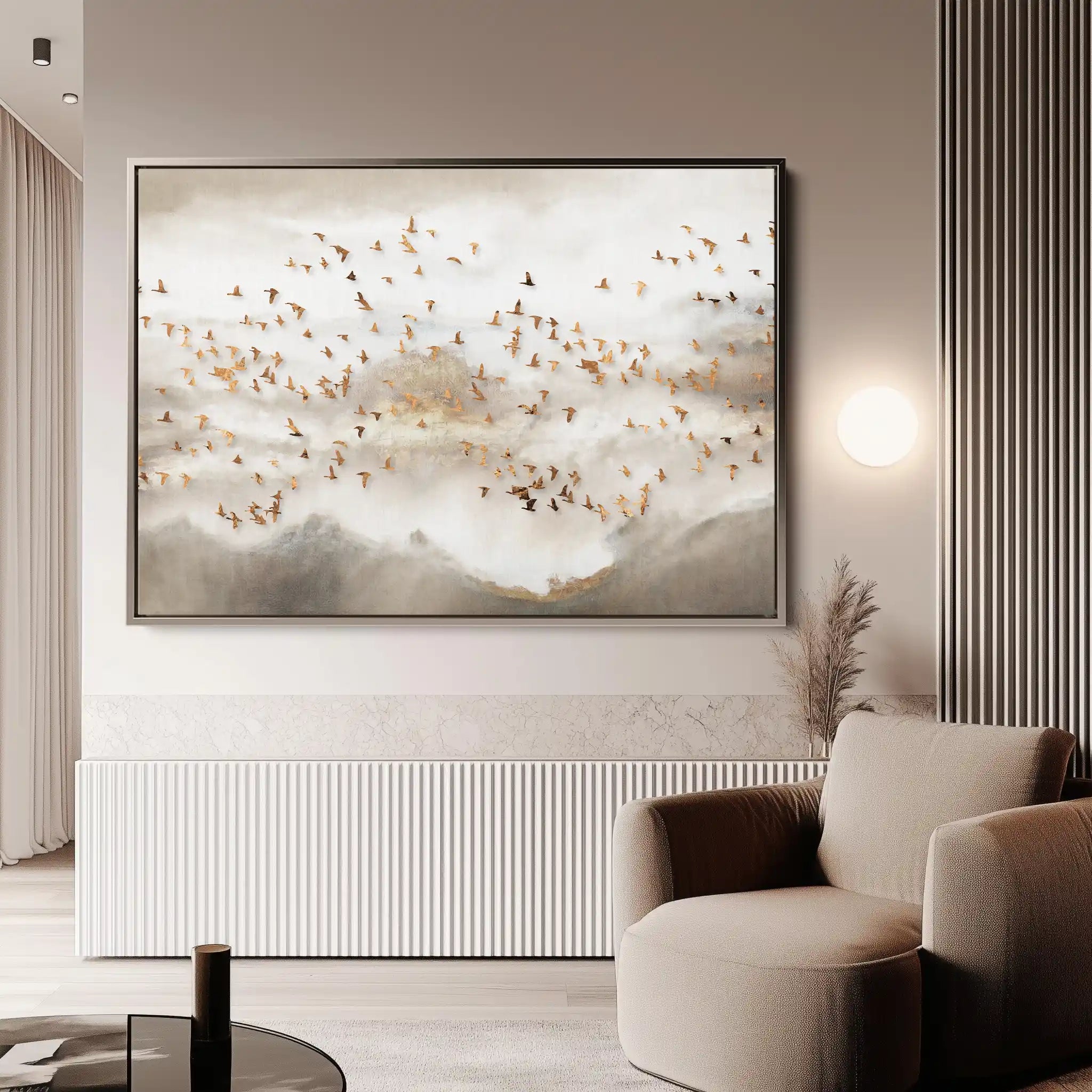 Abstract 140 Canvas Art 60 x 40 cm / Stretched on hidden frame