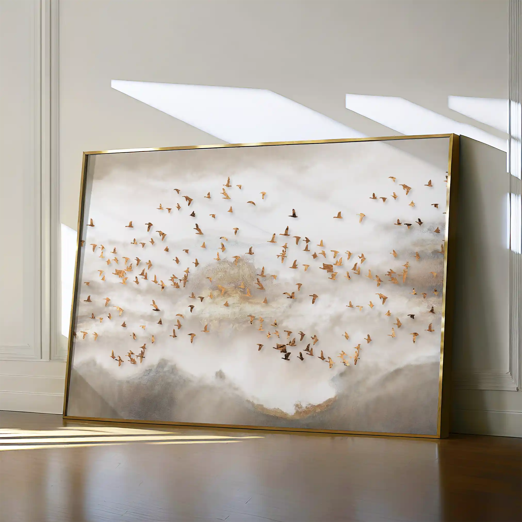 Abstract 140 Canvas Art 60 x 40 cm / Stretched on hidden frame