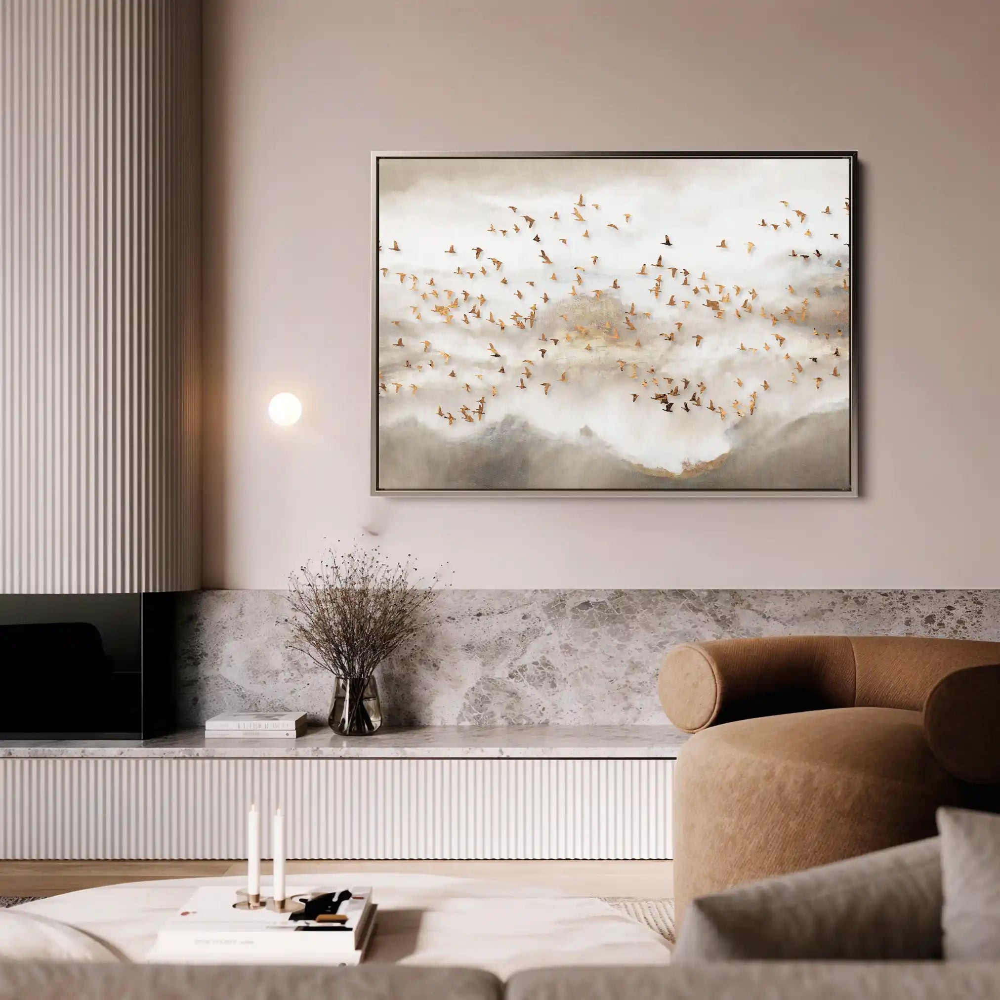 Abstract 140 Canvas Art 60 x 40 cm / Stretched on hidden frame