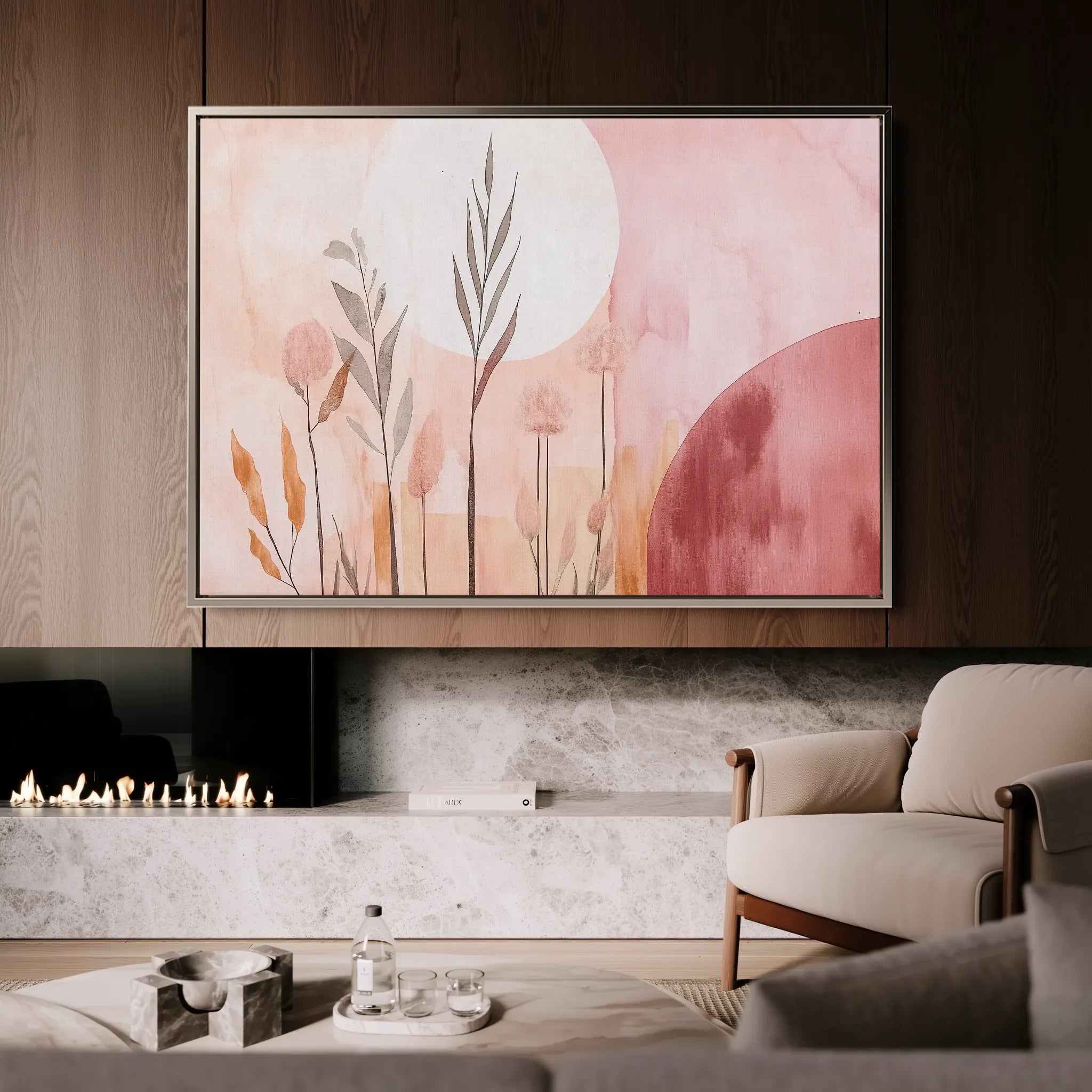 Boho Canvas Wall Art WAD140-BH 90 x 60 cm / Stretched on hidden frame