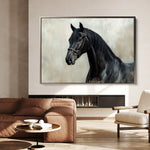 Horses 140 Canvas Art 90 x 60 cm / Stretched on hidden frame
