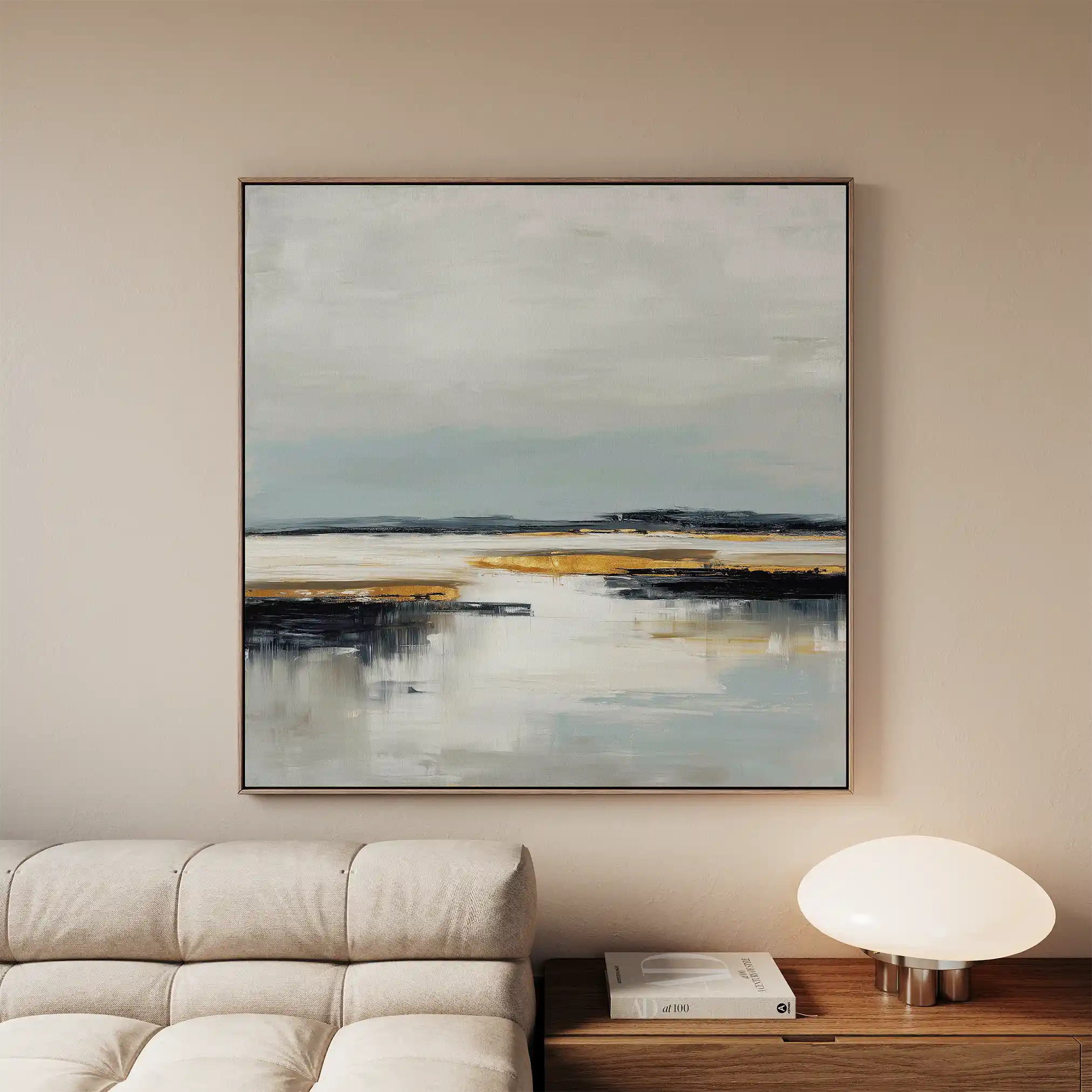 Abstract 1401 Canvas Art 60 x 60 cm / Stretched on hidden frame