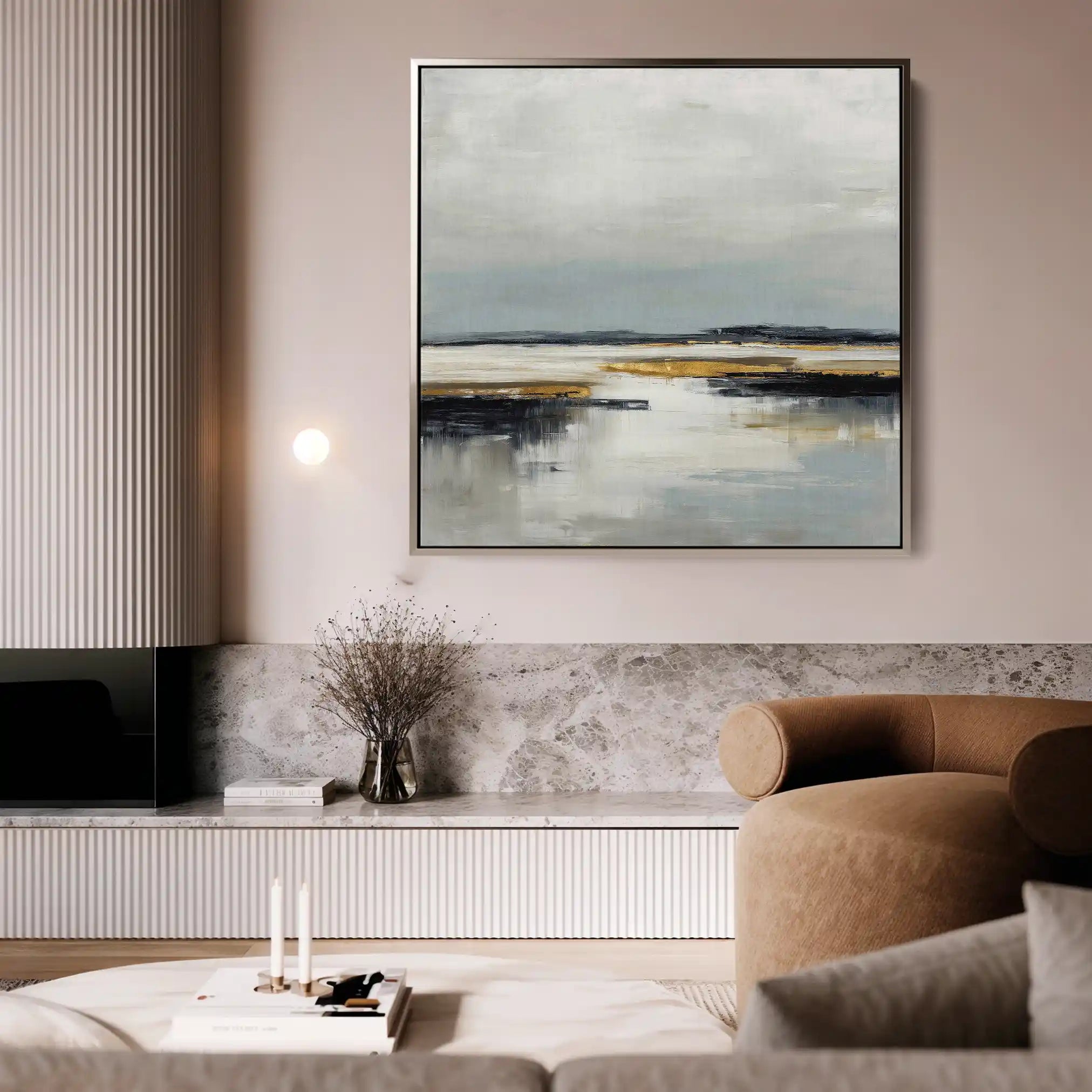 Abstract 1401 Canvas Art 60 x 60 cm / Stretched on hidden frame