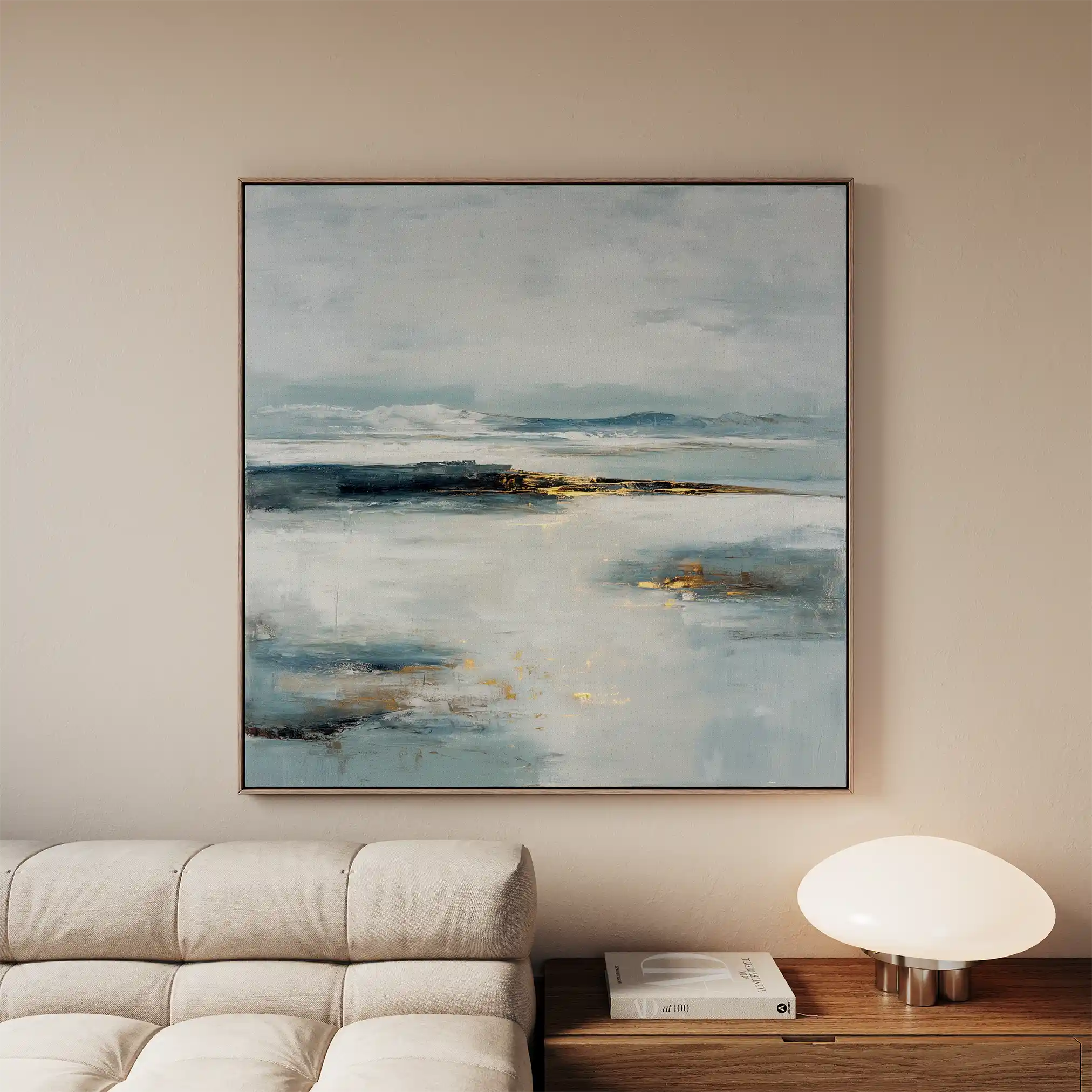 Abstract 1402 Canvas Art 60 x 60 cm / Stretched on hidden frame