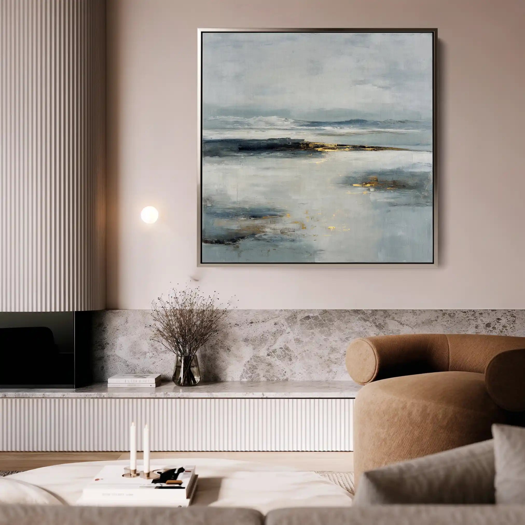 Abstract 1402 Canvas Art 60 x 60 cm / Stretched on hidden frame