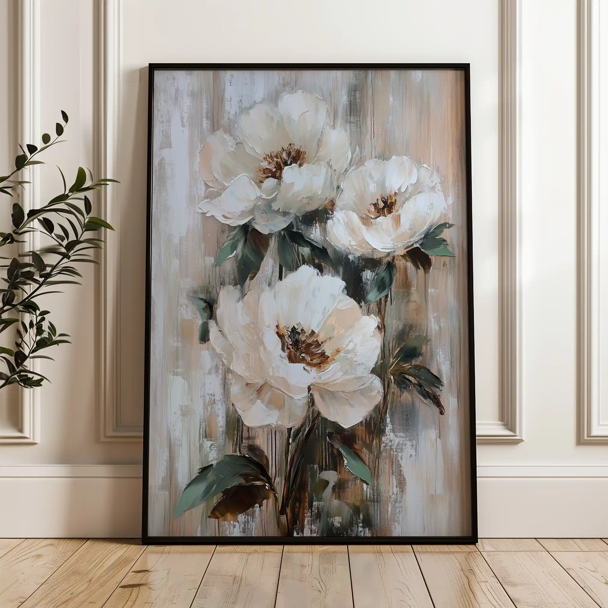 Floral Canvas Wall Art WAD1403-F 90 x 60 cm / Stretched on hidden frame