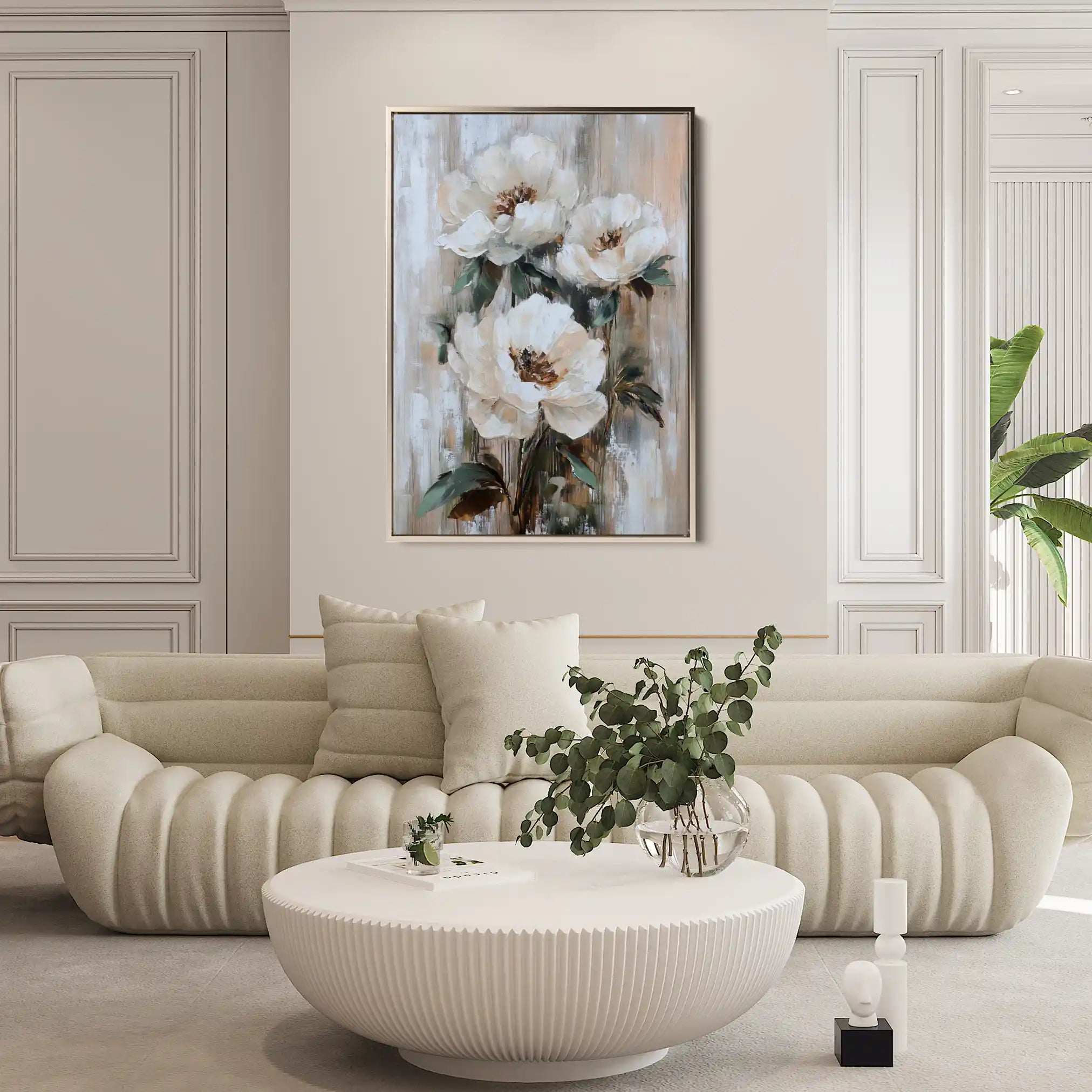 Floral Canvas Wall Art WAD1403-F 90 x 60 cm / Stretched on hidden frame