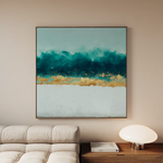 Abstract 1404 Canvas Art 60 x 60 cm / Stretched on hidden frame