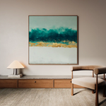 Abstract 1404 Canvas Art 60 x 60 cm / Stretched on hidden frame